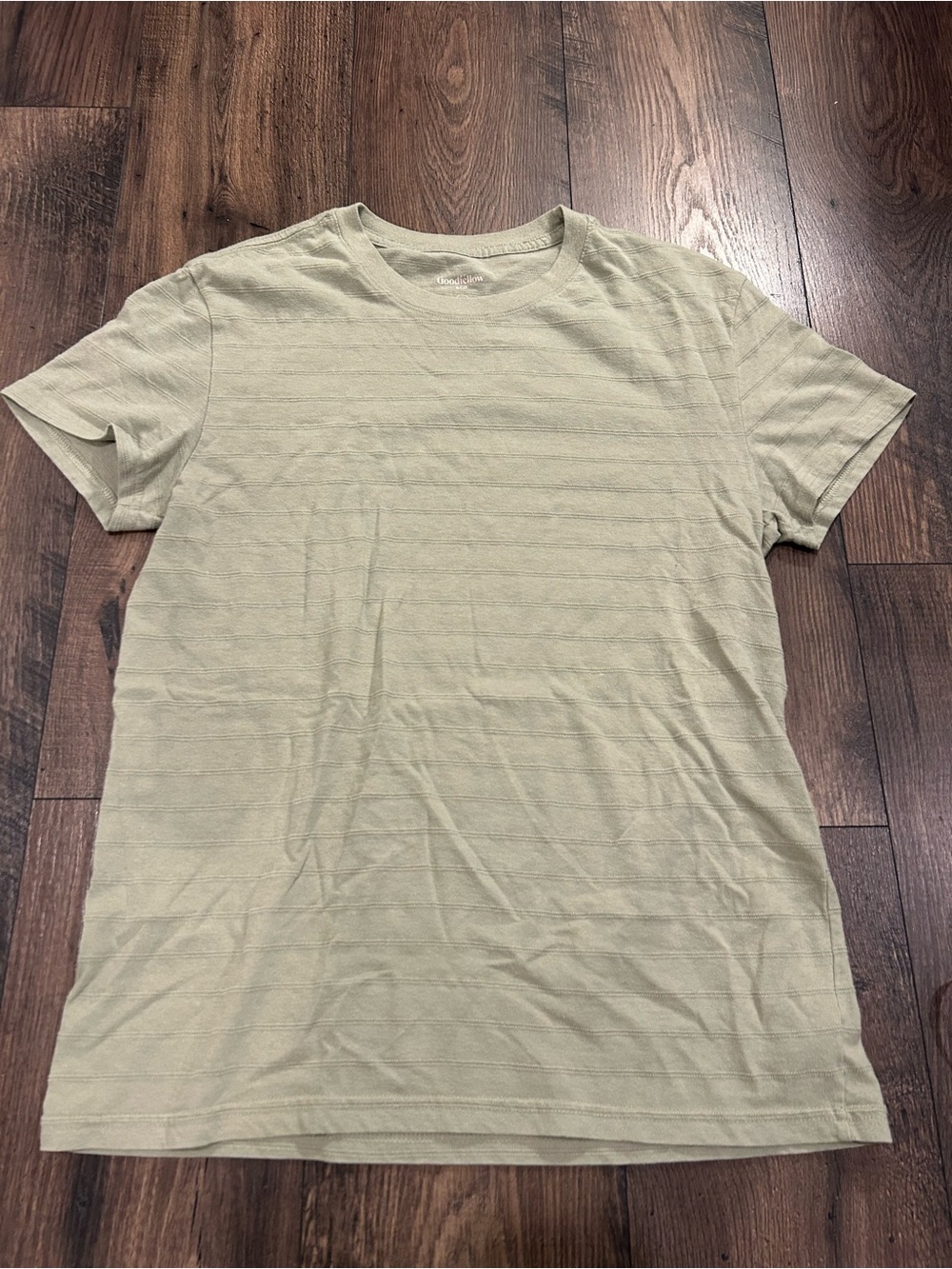 Goodfellow & Co Men's Short Sleeve Crewneck Shirt - Light Sage